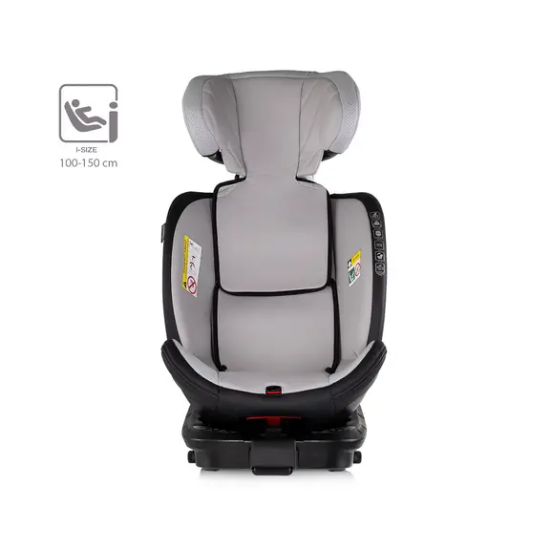 Slika Autosjedalica i-Size 40–150 cm ISOFIX 360° HYPNOTIC PLUS Platinum - Chipolino