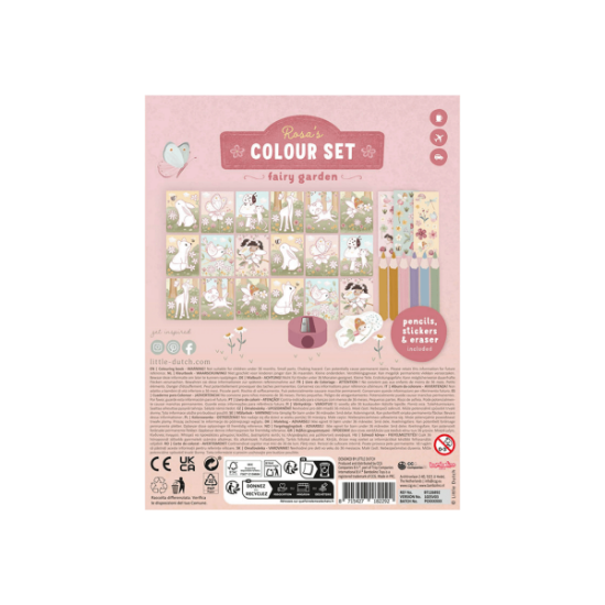 Slika Set za bojanje Rosa Fairy Garden - Little Dutch