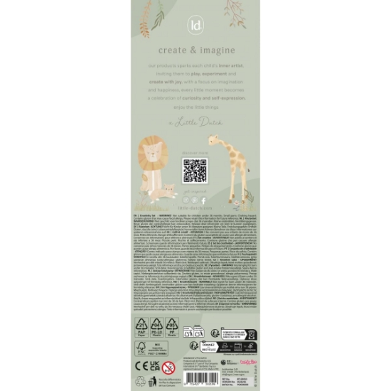 Slika Kutija za kreativnost XL Safari - Little Dutch