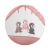 Slika Putni krevetić LUNA s podlogom za prematanje Pink Powder - Chipolino