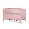Slika Putni krevetić RELAX sa spuštajućom bočnom stranicom Pink Powder Linen - Chipolino