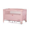 Slika Putni krevetić RELAX sa spuštajućom bočnom stranicom Pink Powder Linen - Chipolino