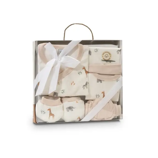 Slika Poklon set za novorođenče 5 dijelova – Savanna Beige Interbaby 
