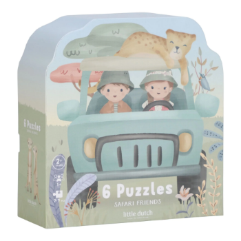 Slika Puzzle Safari Friends 6u1 - Little Dutch