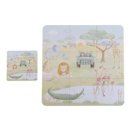 Slika Puzzle Safari Friends 6u1 - Little Dutch