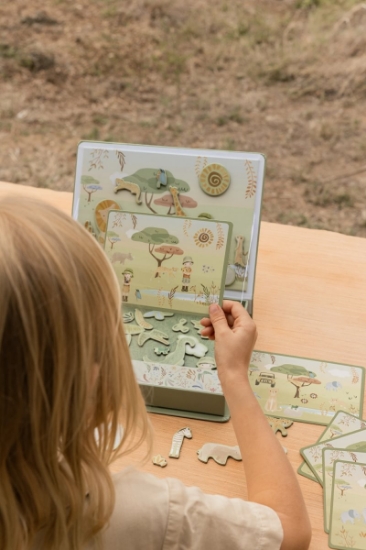 Slika Magnetne puzzle Safari Friends - Little Dutch