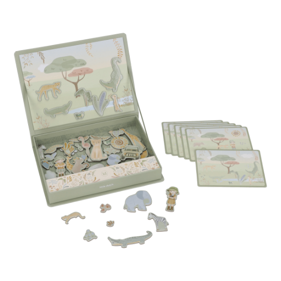 Slika Magnetne puzzle Safari Friends - Little Dutch