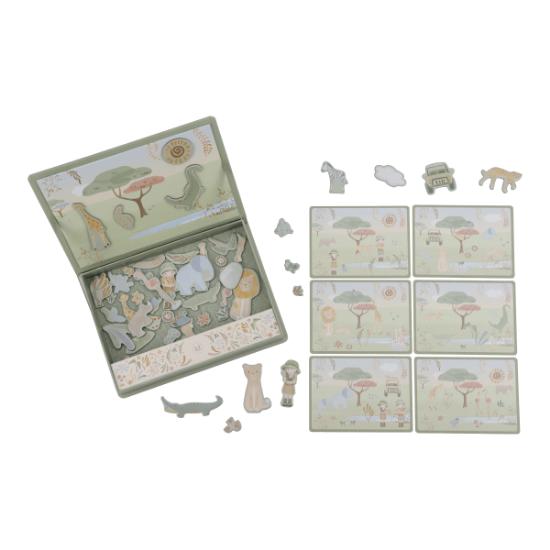 Slika Magnetne puzzle Safari Friends - Little Dutch