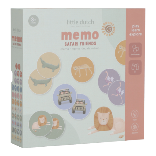 Slika Memo Safari Friends - Little Dutch
