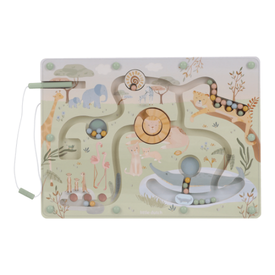 Slika Magnetski labirint Safari Friends - Little Dutch