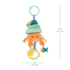 Slika Plišana zvečka i grickalica Pull & Shake Jittery Pal - Hermit Crab Infantino 