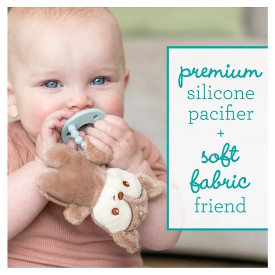 Slika Plišana igračka s dudom Infantino Cuddle & Teethe Soothing Set - Deer Infantino 
