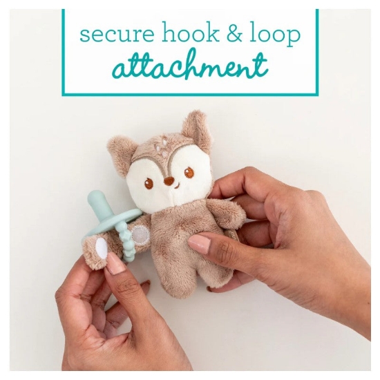 Slika Plišana igračka s dudom Infantino Cuddle & Teethe Soothing Set - Deer Infantino 
