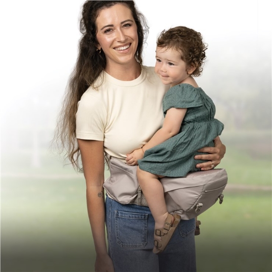 Slika Nosiljka Hip Rider Airy 5u1 - Light Beige Infantino 