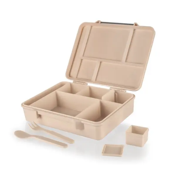 Slika Lunch Box 1330 ml – kutija za obrok s više pretinaca i priborom za jelo Safari Zopa 
