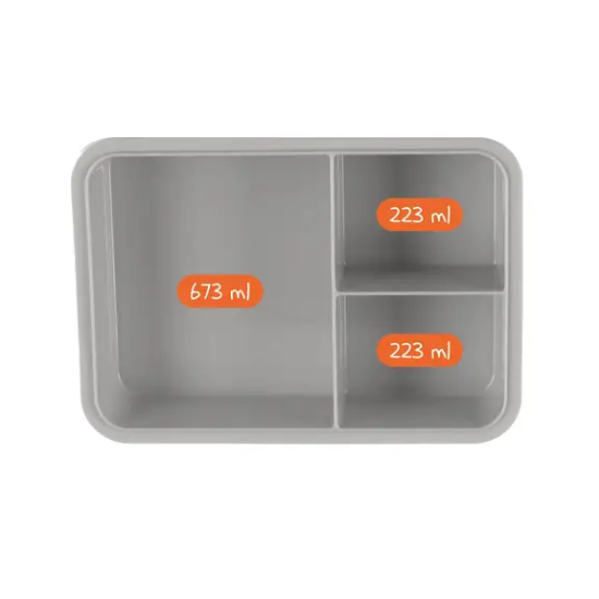 Slika Lunch Box 1120 ml – kutija za obrok s 3 pretinca Safari Zopa 