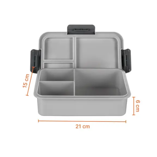 Slika Lunch Box 1120 ml – kutija za obrok s 3 pretinca Safari Zopa 