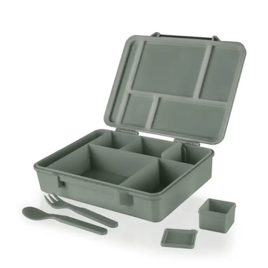 Slika Lunch Box 1330 ml – kutija za obrok s više pretinaca i priborom za jelo Dino Zopa 