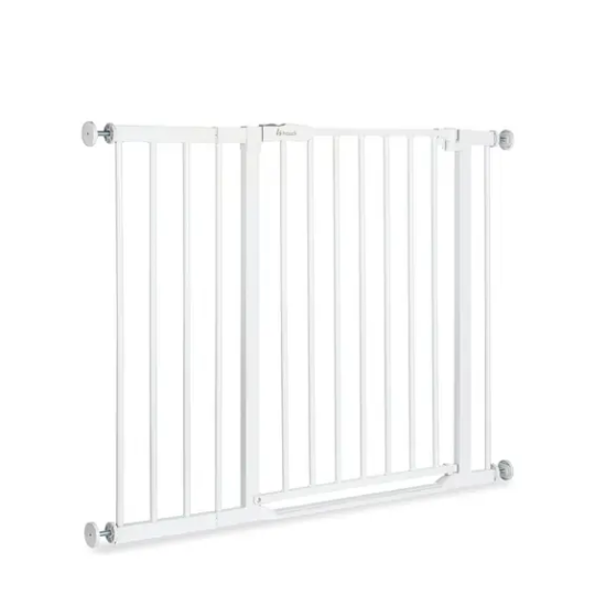Slika Zaštitna ograda Clear Step 2 Set (75 - 80 cm) + 21cm uključenoga produžetka - Bijela - Hauck