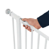 Slika Zaštitna ograda Clear Step 2 Set (75 - 80 cm) + 21cm uključenoga produžetka - Bijela - Hauck