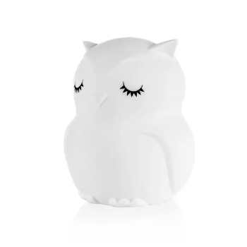 Slika Zopa silikonska LED noćna lampica s glazbom – veličina L Owl