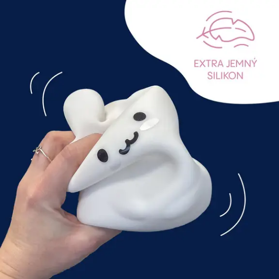 Slika Zopa silikonska LED noćna lampica s glazbom – veličina L Owl