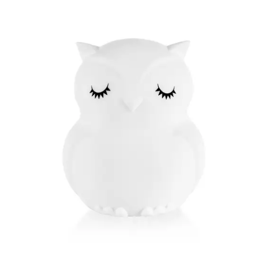 Slika Zopa silikonska LED noćna lampica s glazbom – veličina L Owl
