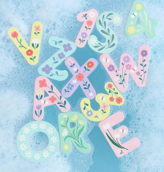 Slika Naljepnice za kupanje, Flowers - A Little Lovely Company