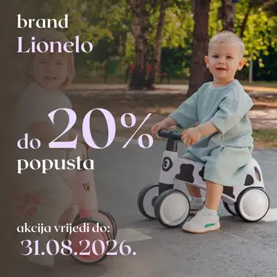 do 20% popusta na brand Lionelo