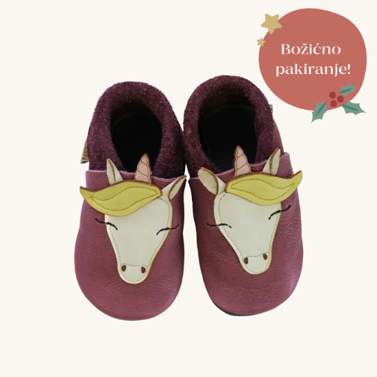 Slika Mekane dječje cipelice, Klasične , Dreamy unicorn, S Baobaby