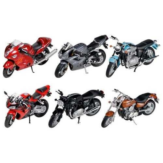 Slika Metalni motocikl Motorcycles die-cast 12 cm (1:18) - 1 komad Goki 