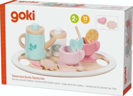 Slika Igračka drveni set za čaj Goki 