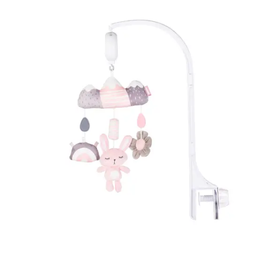 Slika Glazbeni vrtuljak za krevetić Sleeping Rabbit Pink - Chipolino