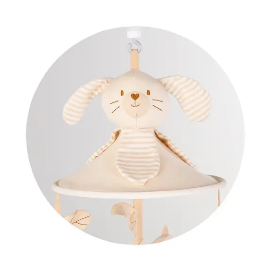 Slika Glazbeni vrtuljak za krevetić Rabbit & Friends Cotton - Chipolino