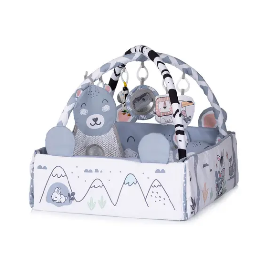 Slika Edukativni centar za igru s lopticama FUN ZONE Grey - Chipolino