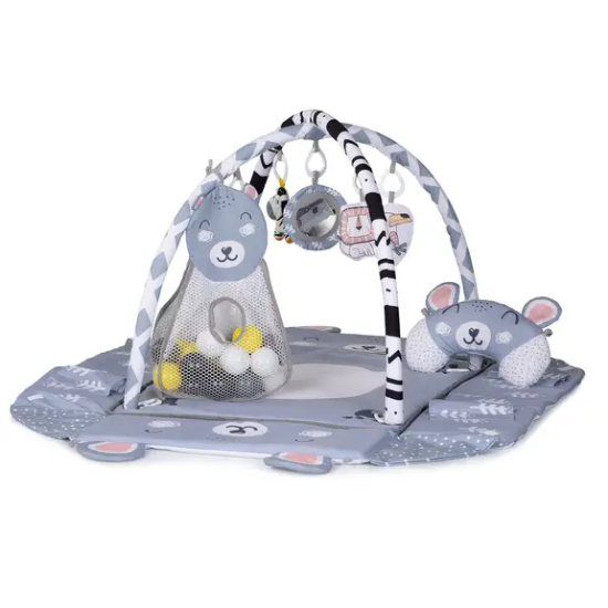Slika Edukativni centar za igru s lopticama FUN ZONE Grey - Chipolino