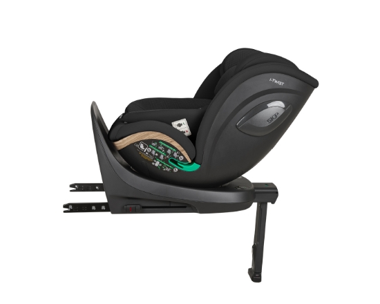 Slika Autosjedalica i-Twist i-Size 2026, Grupa 0+, 1, 2, 3 (0-36 kg) (40-150 cm) - Black Kikka Boo 