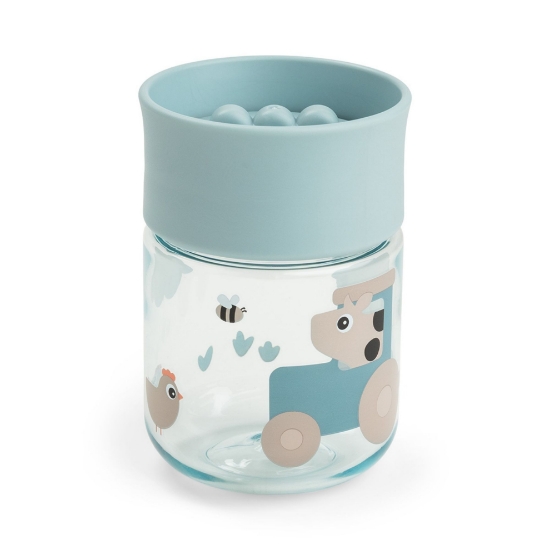 Slika Čaša za učenje 360° – Tiny FarmPlava  (260 ml)