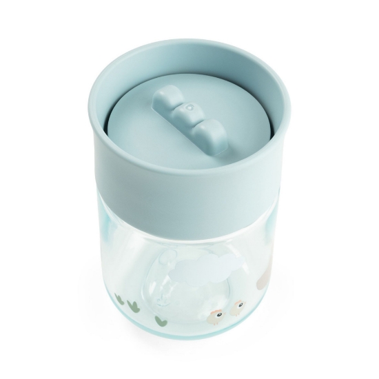Slika Čaša za učenje 360° – Tiny FarmPlava  (260 ml)