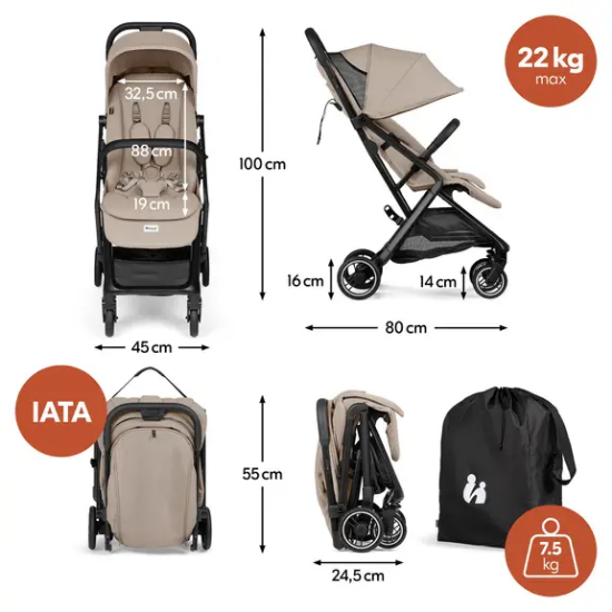 Slika Dječja kolica Fly N Care Mocha - Hauck