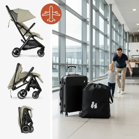 Slika Dječja kolica Fly N Care Sage Green - Hauck