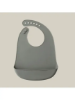 Slika Silikonski podbradak za bebe - Petrol Grey InterBaby 