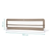 Slika Fillikid zaštitna ograda za krevet Lina 180x50 cm, taupe