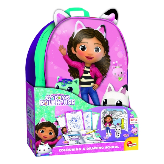 Slika LISCIANI Gabby's Dollhouse ruksak sa setom za crtanje 106288