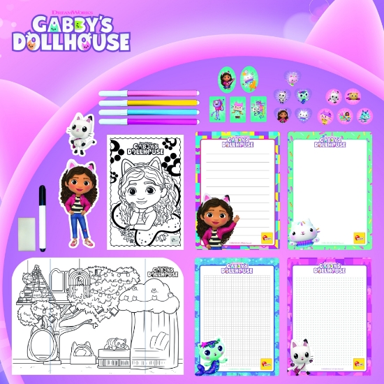 Slika LISCIANI Gabby's Dollhouse ruksak sa setom za crtanje 106288