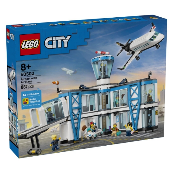 Slika LEGO® CITY 60502 Zračna luka i zrakoplov