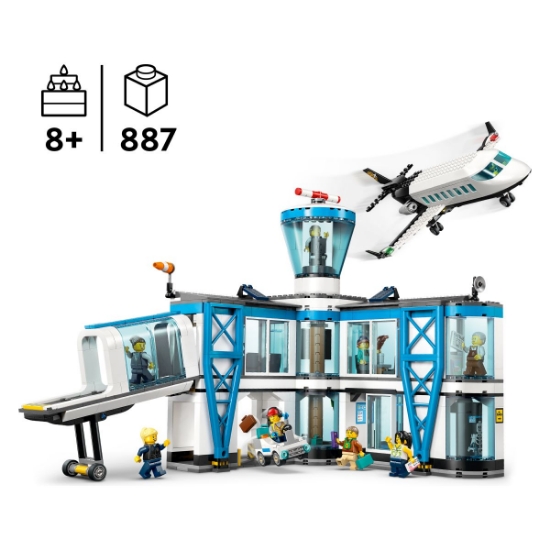Slika LEGO® CITY 60502 Zračna luka i zrakoplov