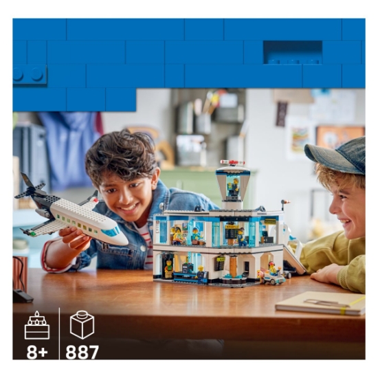Slika LEGO® CITY 60502 Zračna luka i zrakoplov