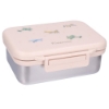 Slika Inox kutija za užinu s 2 pretinca - Small Talk Beige Kidzroom 