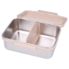 Slika Inox kutija za užinu s 2 pretinca - Small Talk Beige Kidzroom 
